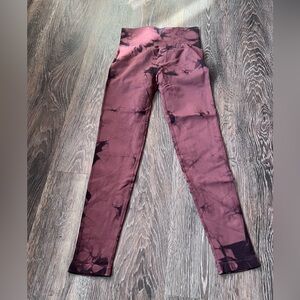 Tie-Dye Leggings in Brown and Black